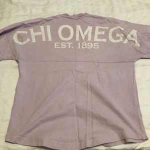 Chi Omega spirit jersey